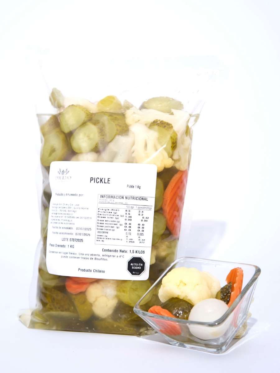 Pickle Natural 1 Kilo TOLEDO